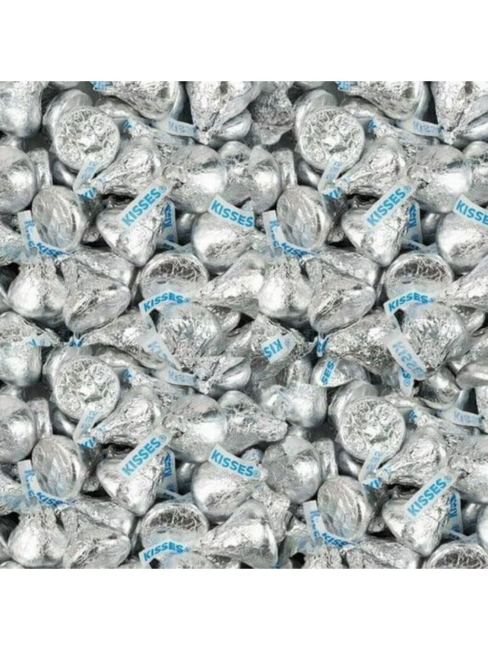 Individually Wrapped Milk Chocolate Kisses Candy, 5 lb Bag, 500 Pieces Treats